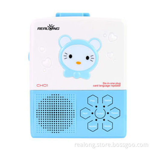 Language learning recorder with LED